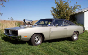 Silver 1969 Charger